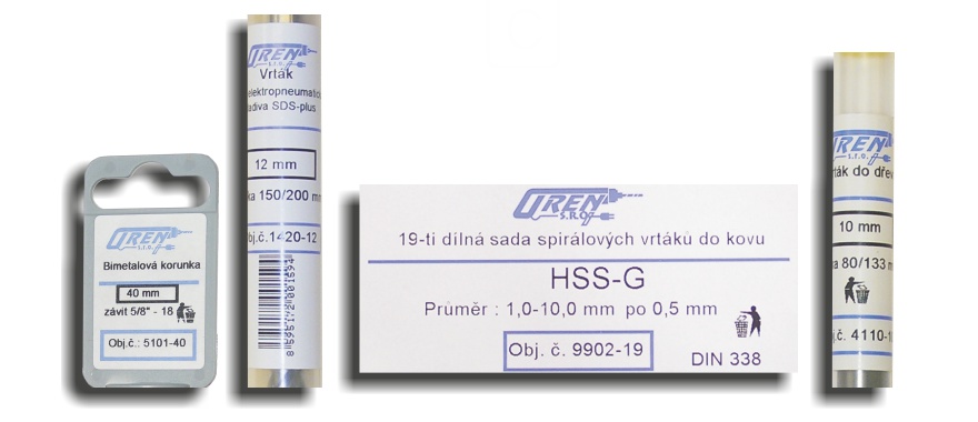 Obaly produktů OREN